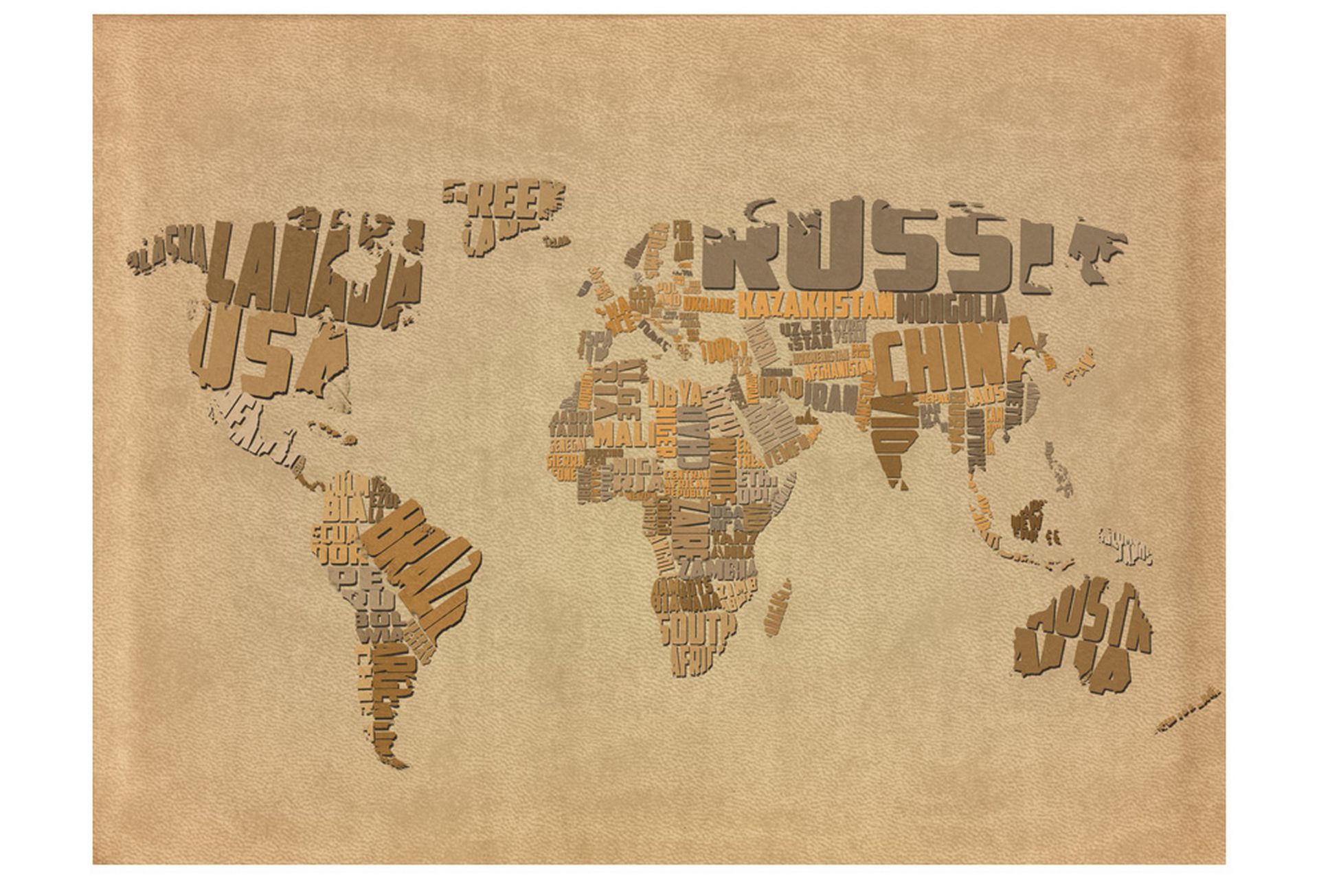 FOTOTAPET Explorers Map Of The World 250x193 - Artgeist sp. z o. o. - Inredning & dekor - Väggdekor - Tapeter & tapettillbehör - Fototapeter