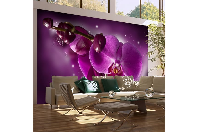 FOTOTAPET Fairy Tale And Orchid 450x270 - Artgeist sp. z o. o. - Inredning & dekor - Väggdekor - Tapeter & tapettillbehör - Fototapeter