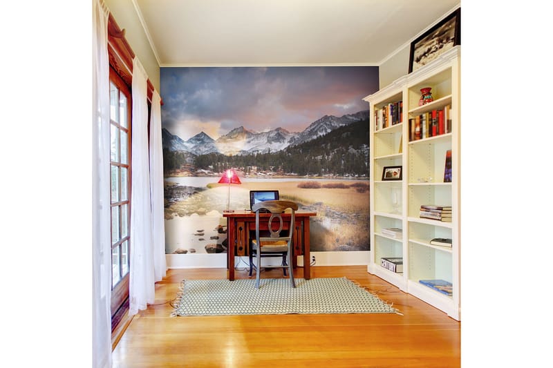 Fototapet Fantastiska Bergslandskap 250x193 - Artgeist sp. z o. o. - Inredning & dekor - Väggdekor - Tapeter & tapettillbehör - Fototapeter