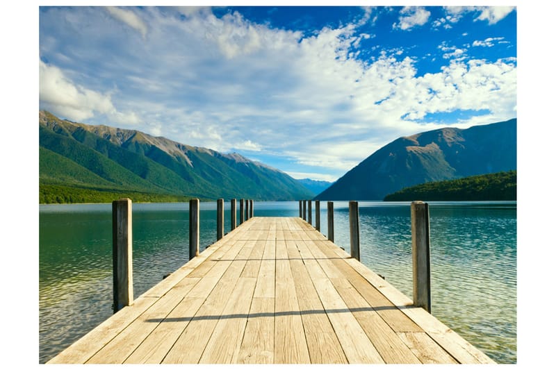 Fototapet Fjällsjö Bro 350x270, Artgeist sp. z o. o.