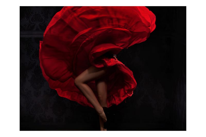 FOTOTAPET Flamencodansare 200x154 - Artgeist sp. z o. o. - Inredning & dekor - Väggdekor - Tapeter & tapettillbehör - Fototapeter