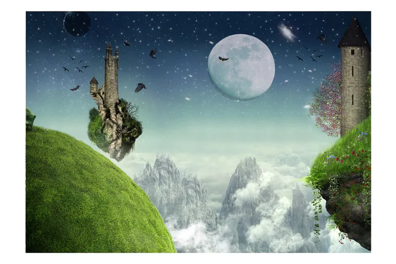 FOTOTAPET Flight Over The Mountains 250x175 - Artgeist sp. z o. o. - Inredning & dekor - Väggdekor - Tapeter & tapettillbehör - Fototapeter