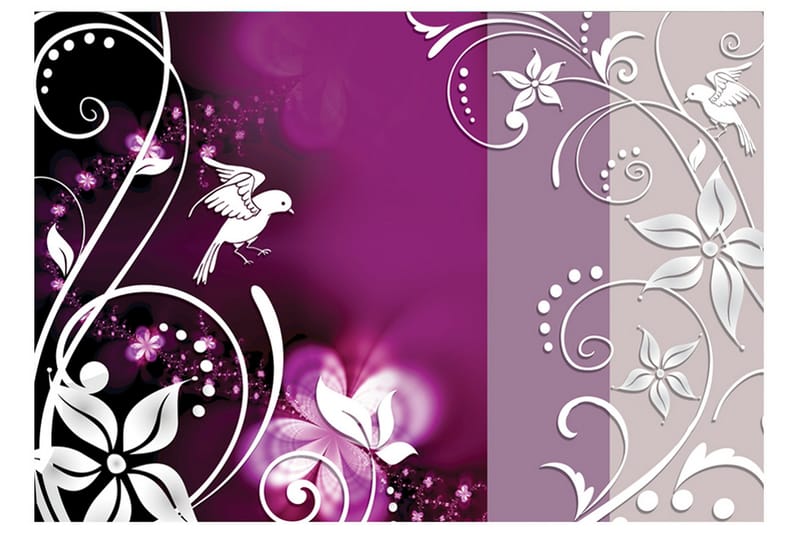 Fototapet Floral Fantasy 250x175 - Artgeist sp. z o. o. - Inredning & dekor - Väggdekor - Tapeter & tapettillbehör - Fototapeter