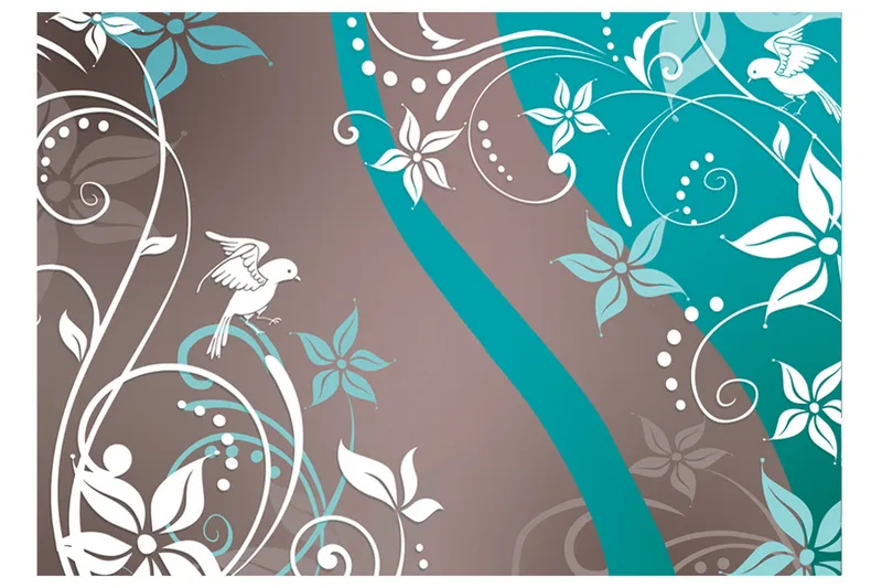 Fototapet Floral Fantasy III 400x280 - Artgeist sp. z o. o. - Inredning & dekor - Väggdekor - Tapeter & tapettillbehör - Fototapeter