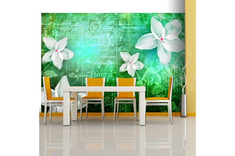 Fototapet Floral Notes III 350x245, Artgeist sp. z o. o.