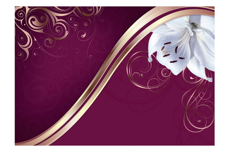 FOTOTAPET Floral Umbrella 100x70 - Artgeist sp. z o. o. - Inredning & dekor - Väggdekor - Tapeter & tapettillbehör - Fototapeter