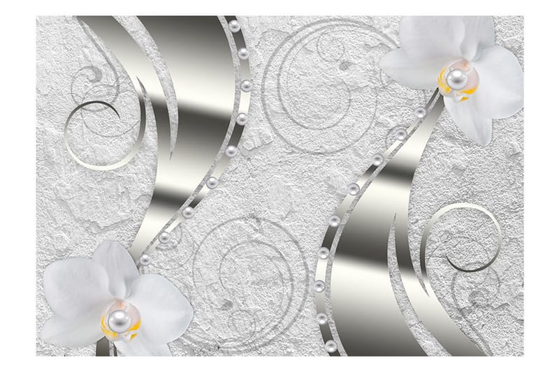 Fototapet Flowering Abstraction 200x140 - Artgeist sp. z o. o. - Inredning & dekor - Väggdekor - Tapeter & tapettillbehör - Fototapeter