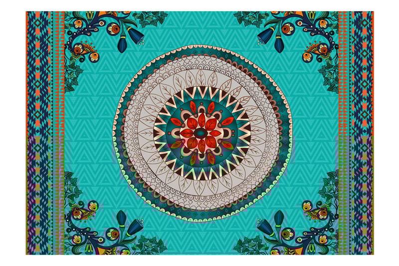 FOTOTAPET Folk Inspiration 200x140 - Artgeist sp. z o. o. - Inredning & dekor - Väggdekor - Tapeter & tapettillbehör - Fototapeter