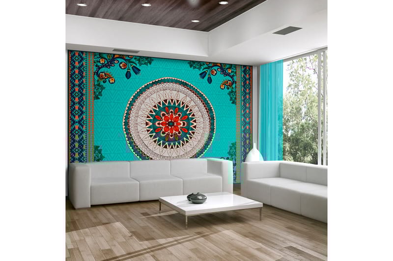 FOTOTAPET Folk Inspiration 400x280 - Artgeist sp. z o. o. - Inredning & dekor - Väggdekor - Tapeter & tapettillbehör - Fototapeter