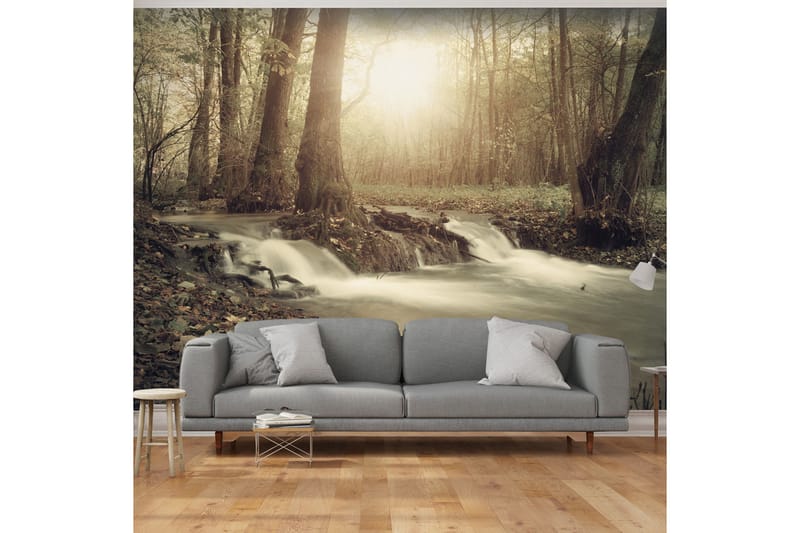 FOTOTAPET Forest Cascade 250x175, Artgeist sp. z o. o.