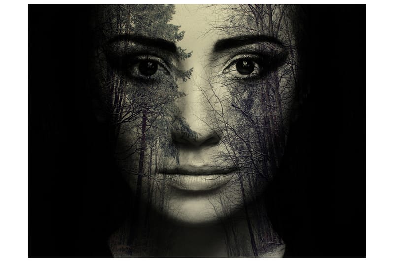 FOTOTAPET Forest Mask 400x309 - Artgeist sp. z o. o. - Inredning & dekor - Väggdekor - Tapeter & tapettillbehör - Fototapeter