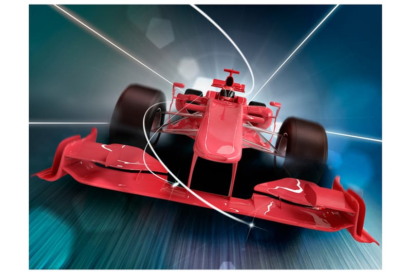 FOTOTAPET Formel 1 Bil 200x154 - Artgeist sp. z o. o. - Inredning & dekor - Väggdekor - Tapeter & tapettillbehör - Fototapeter