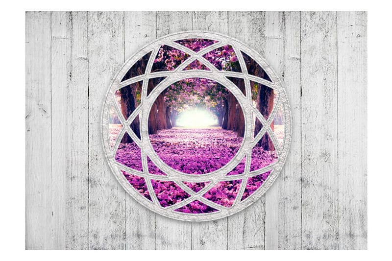 Fototapet Fuchsia Landscape 400x280 - Artgeist sp. z o. o. - Inredning & dekor - Väggdekor - Tapeter & tapettillbehör - Fototapeter