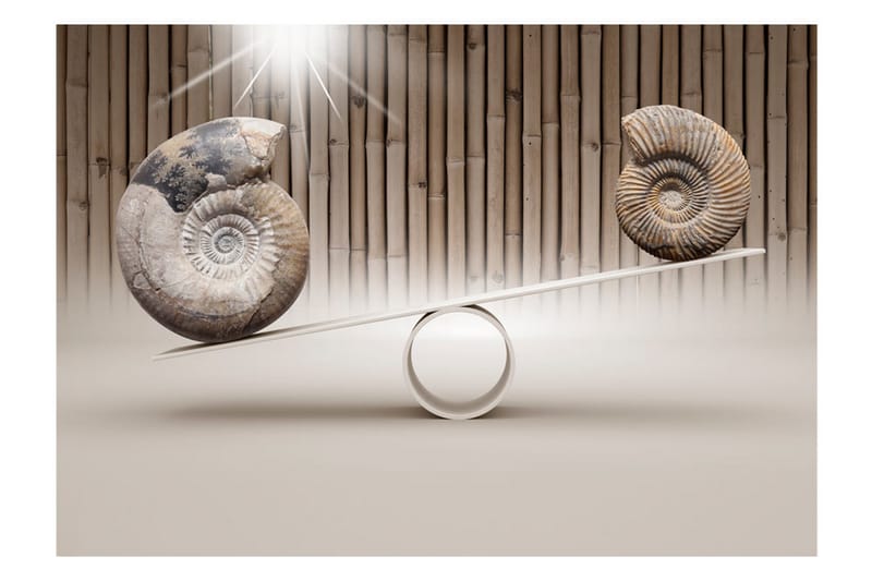 FOTOTAPET Fun With Fossils 400x280 - Artgeist sp. z o. o. - Inredning & dekor - Väggdekor - Tapeter & tapettillbehör - Fototapeter
