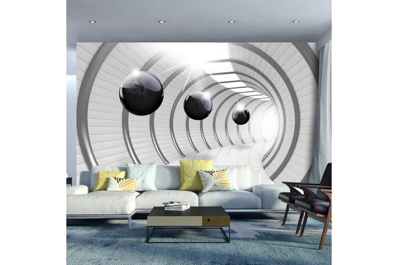 FOTOTAPET Futuristic Tunnel 250x175 - Artgeist sp. z o. o. - Inredning & dekor - Väggdekor - Tapeter & tapettillbehör - Fototapeter