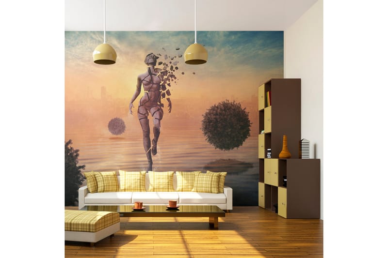 FOTOTAPET Gå På Vatten 350x270 - Artgeist sp. z o. o. - Inredning & dekor - Väggdekor - Tapeter & tapettillbehör - Fototapeter