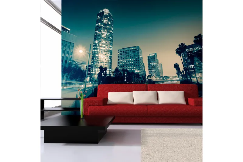 FOTOTAPET Gatorna Los Angeles 350x270 - Artgeist sp. z o. o. - Inredning & dekor - Väggdekor - Tapeter & tapettillbehör - Fototapeter