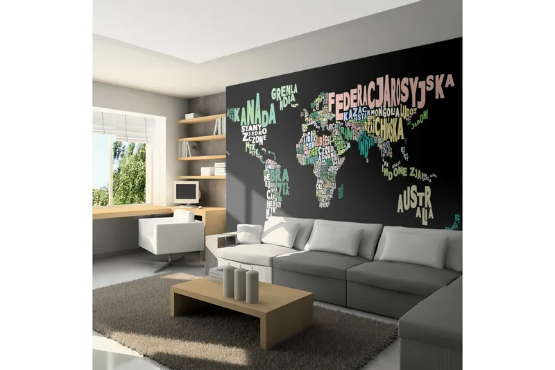 Fototapet Geography In Polish 300x231 - Artgeist sp. z o. o. - Inredning & dekor - Väggdekor - Tapeter & tapettillbehör - Fototapeter