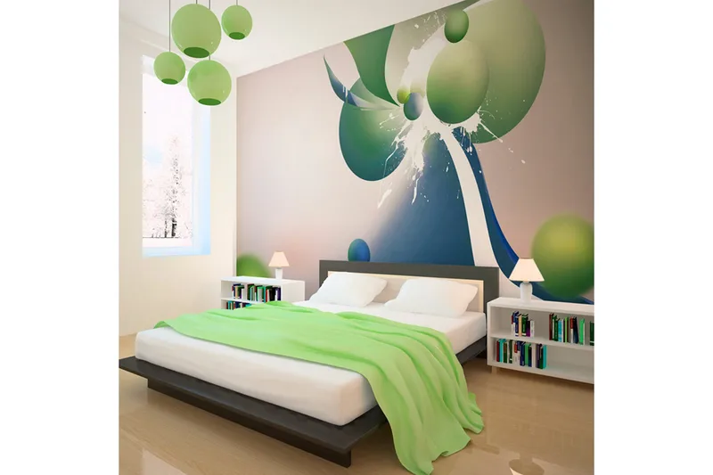 Fototapet Geometrisk Explosion 250x193 - Artgeist sp. z o. o. - Inredning & dekor - Väggdekor - Tapeter & tapettillbehör - Fototapeter