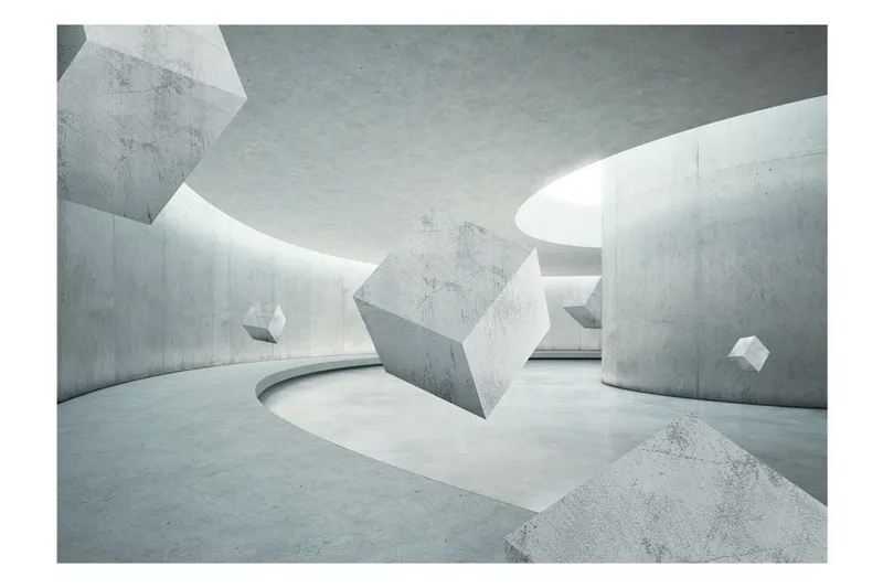 Fototapet Geometry Of The Cube 150x105 - Artgeist sp. z o. o. - Inredning & dekor - Väggdekor - Tapeter & tapettillbehör - Fototapeter