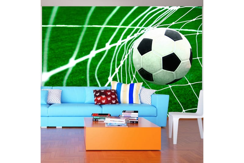 FOTOTAPET Goal! 300x210 - Artgeist sp. z o. o. - Inredning & dekor - Väggdekor - Tapeter & tapettillbehör - Fototapeter