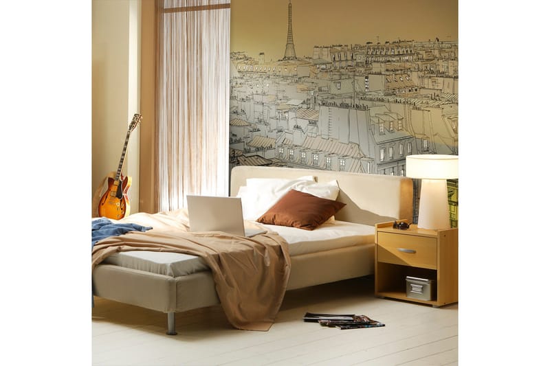 Fototapet God Natt Paris! 250x193 - Artgeist sp. z o. o. - Inredning & dekor - Väggdekor - Tapeter & tapettillbehör - Fototapeter