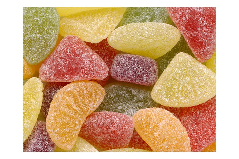 FOTOTAPET Goda Frukt-Och Bärgeléer 300x231 - Artgeist sp. z o. o. - Inredning & dekor - Väggdekor - Tapeter & tapettillbehör - Fototapeter