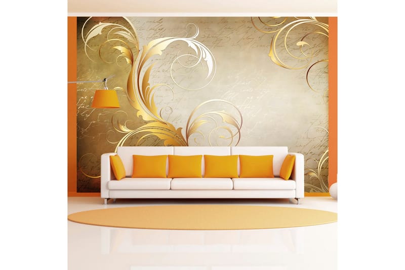 Fototapet Gold Leaf 200x140, Artgeist sp. z o. o.