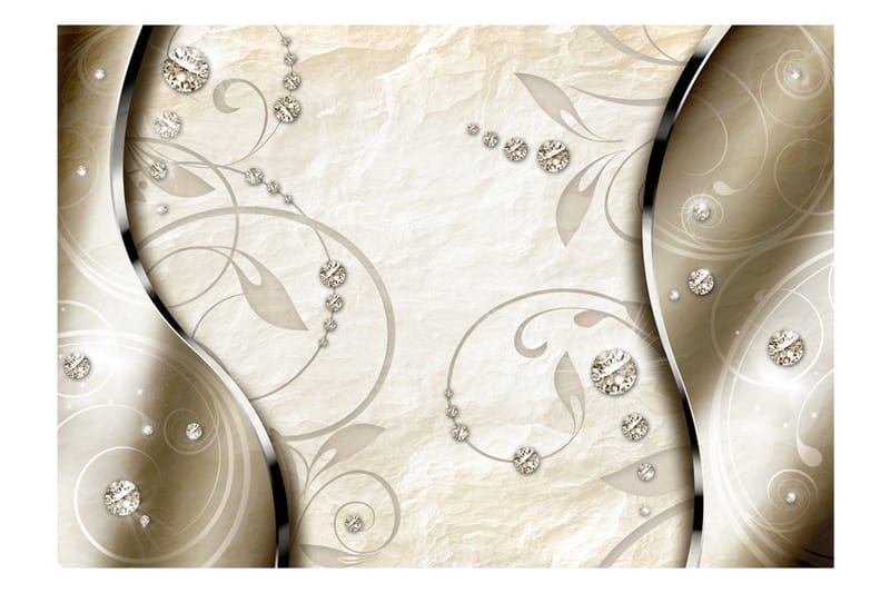 FOTOTAPET Gold Ornament 250x175 - Artgeist sp. z o. o. - Inredning & dekor - Väggdekor - Tapeter & tapettillbehör - Fototapeter