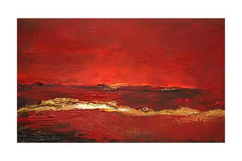 Fototapet Gold Wave 450x270 - Artgeist sp. z o. o. - Inredning & dekor - Väggdekor - Tapeter & tapettillbehör - Fototapeter