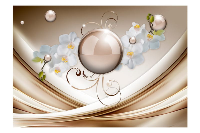 Fototapet Golden Abstract 300x210 - Artgeist sp. z o. o. - Inredning & dekor - Väggdekor - Tapeter & tapettillbehör - Fototapeter