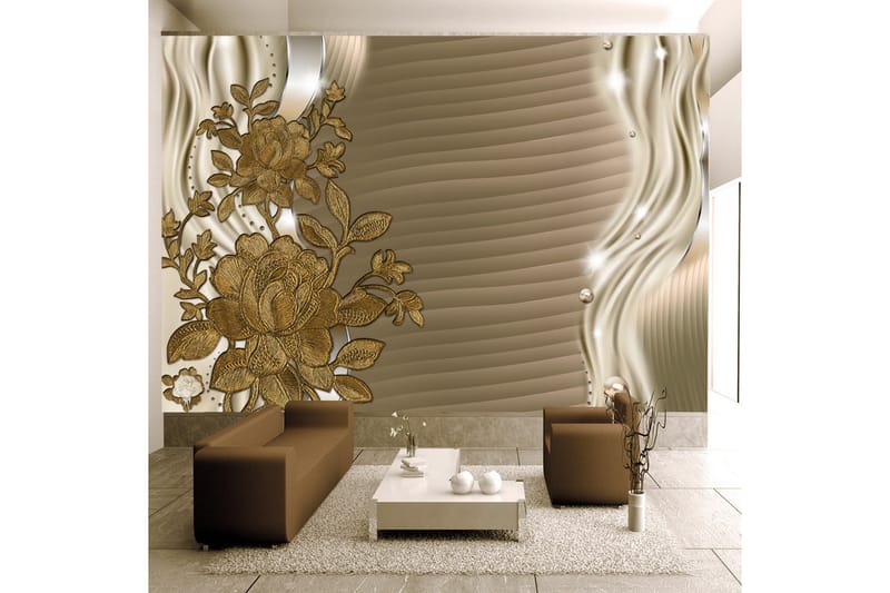 FOTOTAPET Golden Buds 100x70, Artgeist sp. z o. o.