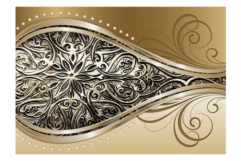 FOTOTAPET Golden Eye 350x245 - Artgeist sp. z o. o. - Inredning & dekor - Väggdekor - Tapeter & tapettillbehör - Fototapeter