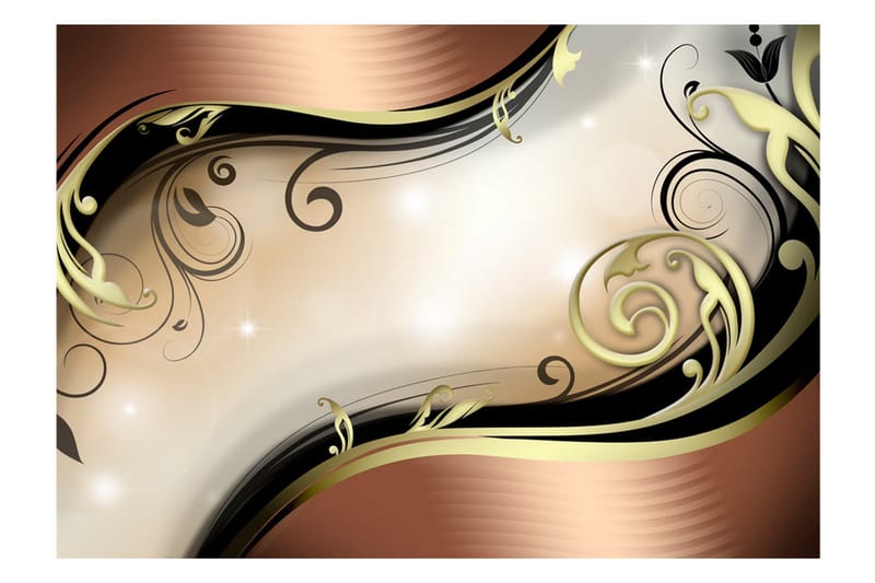 FOTOTAPET Golden Glow 250x175 - Artgeist sp. z o. o. - Inredning & dekor - Väggdekor - Tapeter & tapettillbehör - Fototapeter