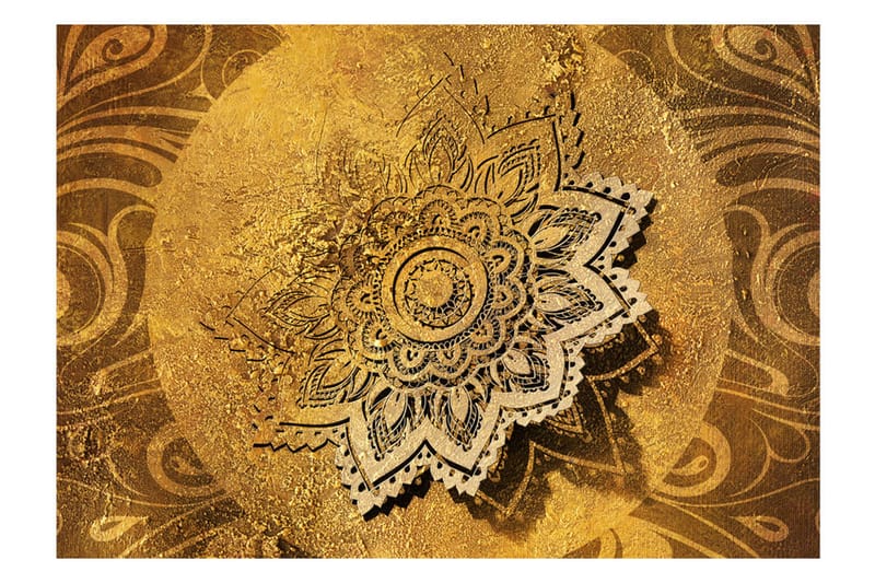 FOTOTAPET Golden Illumination 100x70 - Artgeist sp. z o. o. - Inredning & dekor - Väggdekor - Tapeter & tapettillbehör - Fototapeter