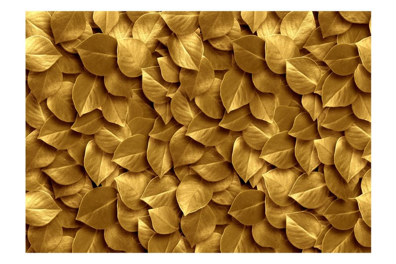 FOTOTAPET Golden Leaves 250x175 - Artgeist sp. z o. o. - Inredning & dekor - Väggdekor - Tapeter & tapettillbehör - Fototapeter