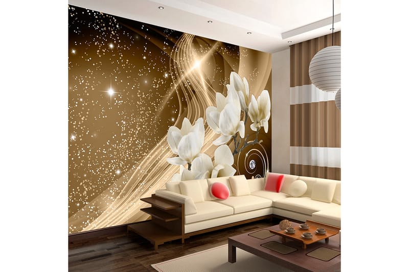 FOTOTAPET Golden Milky Way 150x105 - Artgeist sp. z o. o. - Inredning & dekor - Väggdekor - Tapeter & tapettillbehör - Fototapeter