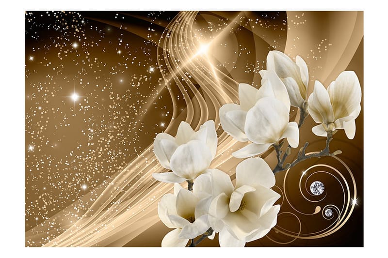 Fototapet Golden Milky Way 300x210 - Artgeist sp. z o. o. - Inredning & dekor - Väggdekor - Tapeter & tapettillbehör - Fototapeter