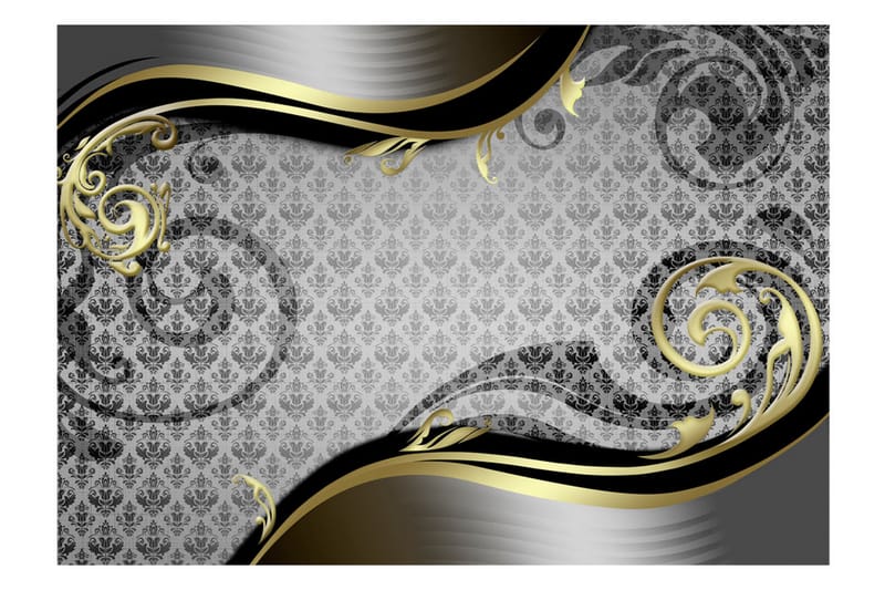FOTOTAPET Golden Snail 250x175 - Artgeist sp. z o. o. - Inredning & dekor - Väggdekor - Tapeter & tapettillbehör - Fototapeter