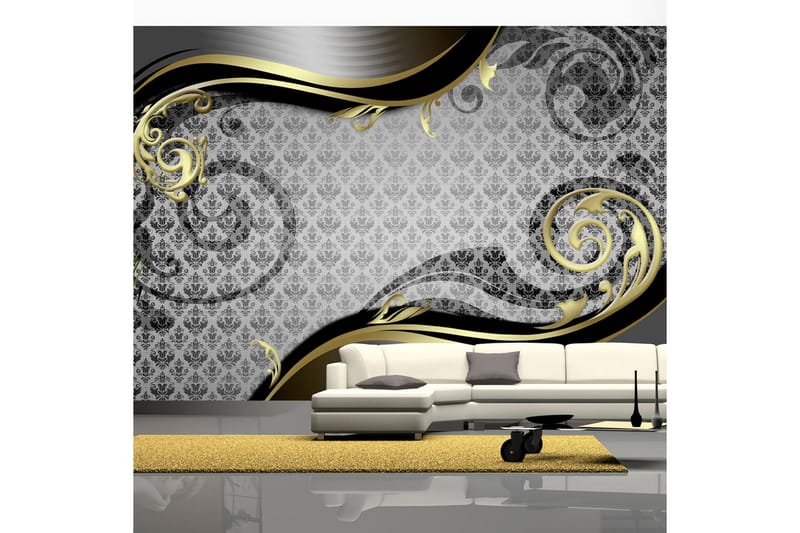 Fototapet Golden Snail 300x210, Artgeist sp. z o. o.