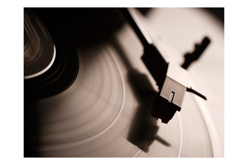 FOTOTAPET Gramophone And Vinyl Record 300x231 - Artgeist sp. z o. o. - Inredning & dekor - Väggdekor - Tapeter & tapettillbehör - Fototapeter