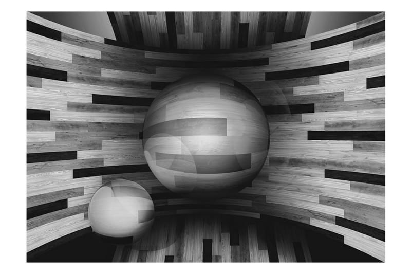 Fototapet Gray Sphere 400x280 - Artgeist sp. z o. o. - Inredning & dekor - Väggdekor - Tapeter & tapettillbehör - Fototapeter