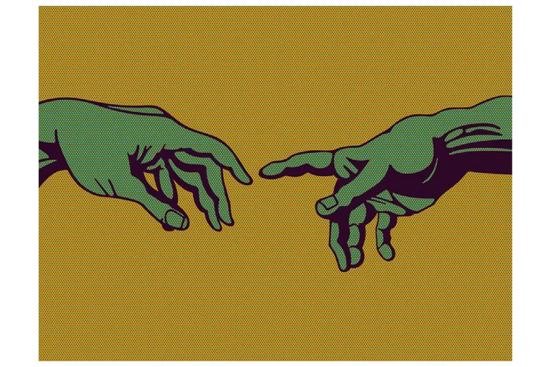 FOTOTAPET Green Touch 300x231 - Artgeist sp. z o. o. - Inredning & dekor - Väggdekor - Tapeter & tapettillbehör - Fototapeter