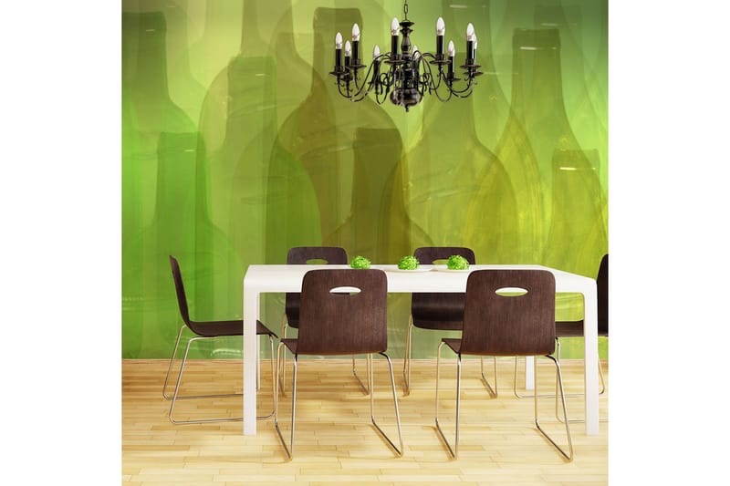 Fototapet Gröna Flaskor 200x154, Artgeist sp. z o. o.