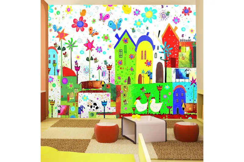 Fototapet Happy Farm 200x140, Artgeist sp. z o. o.