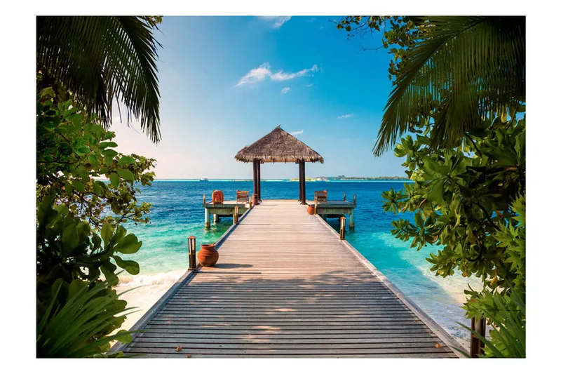 Fototapet Hawaiian Dream 200x140 - Artgeist sp. z o. o. - Inredning & dekor - Väggdekor - Tapeter & tapettillbehör - Fototapeter