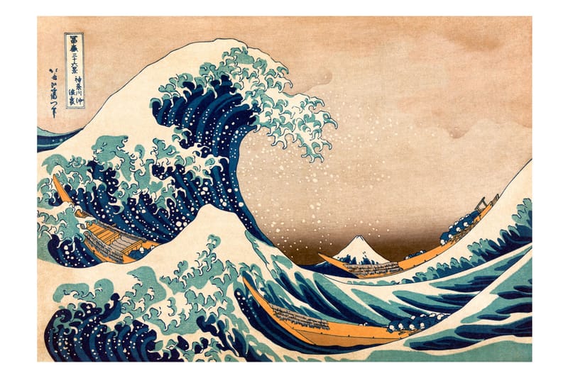 FOTOTAPET Hokusai The Great Wave Off Kanagawa 250x175 - Artgeist sp. z o. o. - Fototapeter