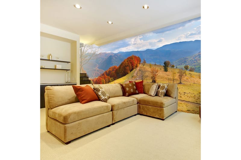 Fototapet Hösten Landskap I Karpaterna 250x193 - Artgeist sp. z o. o. - Inredning & dekor - Väggdekor - Tapeter & tapettillbehör - Fototapeter