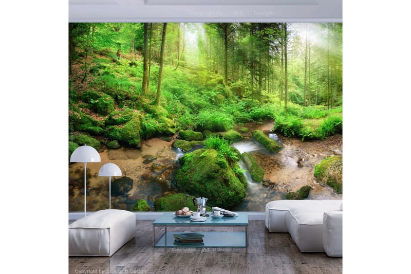 FOTOTAPET Humid Forest 100x70 - Artgeist sp. z o. o. - Inredning & dekor - Väggdekor - Tapeter & tapettillbehör - Fototapeter