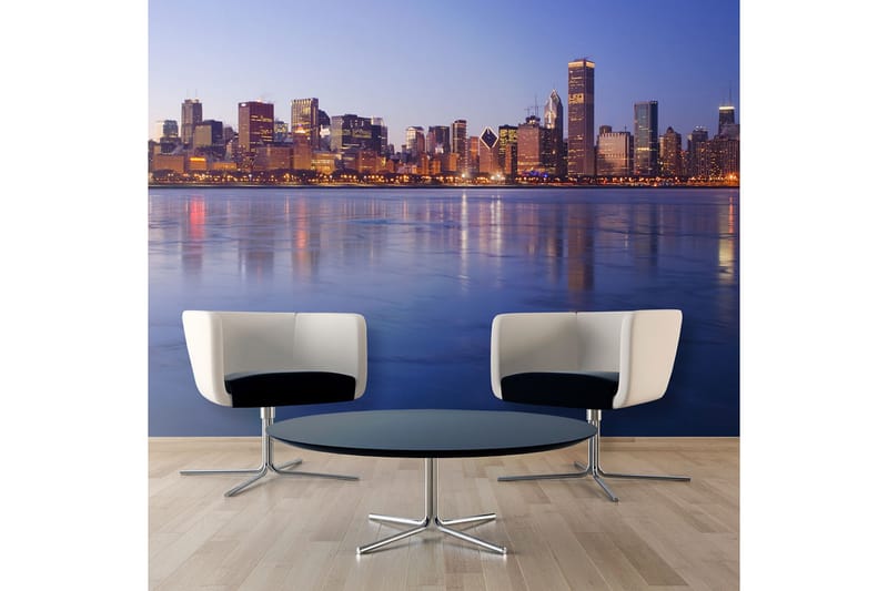 FOTOTAPET Icy Downtown Chicago 250x193 - Artgeist sp. z o. o. - Inredning & dekor - Väggdekor - Tapeter & tapettillbeh�ör - Fototapeter